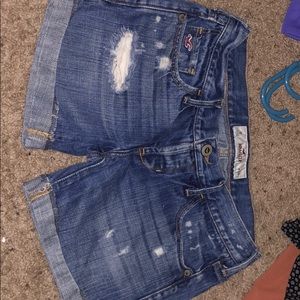 Hollister jean shorts